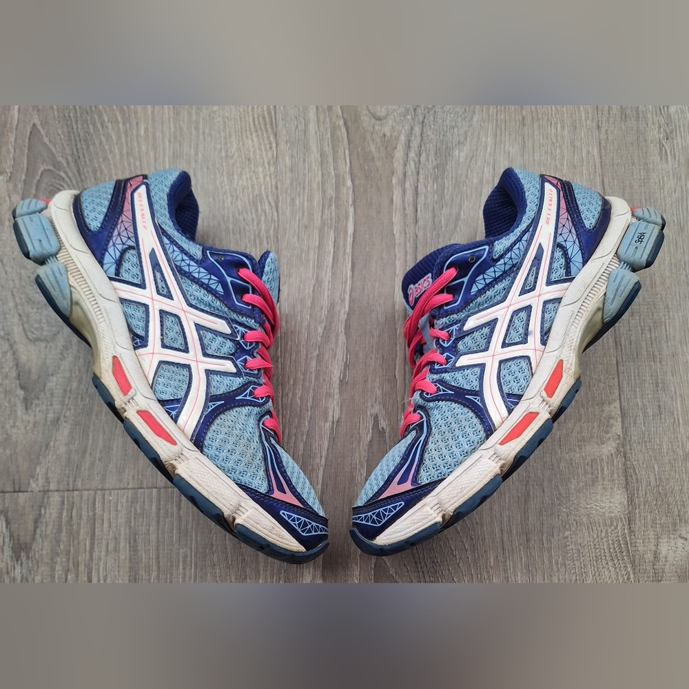 Asics Women's Gel Exalt 2 T4B6N Blue Running Shoes Sneakers Size 7